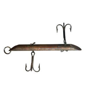Copper Fishing Jig With Treble Hooks Rockfish Saltwater Lure